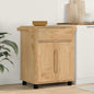 Carro de Cocina FLORO 72,5 x 45 x 80 cm Madera de Pino Macizo