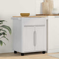 Carro de Cocina FLORO 72,5 x 45 x 80 cm Madera de Pino Macizo