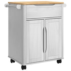 Carro de Cocina FLORO 72,5 x 45 x 80 cm Madera de Pino Macizo