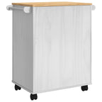 Carro de Cocina FLORO 72,5 x 45 x 80 cm Madera de Pino Macizo