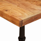 Mesa de Bistró Marrón 50 x 50 x 76 cm Madera de Acacia Sólida