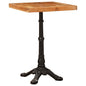 Mesa de Bistró Marrón 50 x 50 x 76 cm Madera de Acacia Sólida