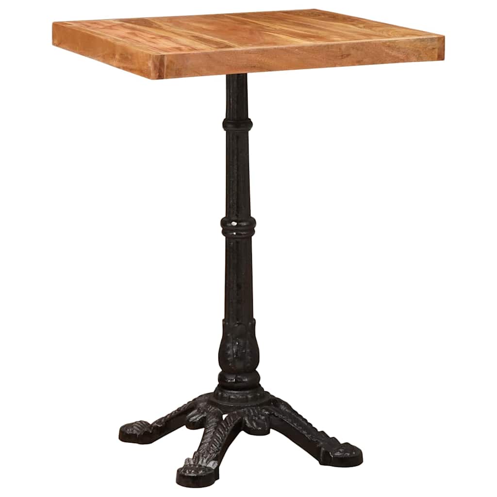 Mesa de Bistró Marrón 50 x 50 x 76 cm Madera de Acacia Sólida