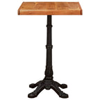 Mesa de Bistró Marrón 50 x 50 x 76 cm Madera de Acacia Sólida