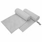 Toalhas Desportivas 2 pcs Azul 100 x 50 cm Poliéster e Poliamida