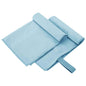Toalhas Desportivas 2 pcs Azul 100 x 50 cm Poliéster e Poliamida