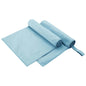 Toalhas Desportivas 2 pcs Azul 100 x 50 cm Poliéster e Poliamida