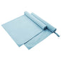 Toalhas Desportivas 2 pcs Azul 100 x 50 cm Poliéster e Poliamida