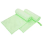 Toalhas Desportivas 2 pcs Azul 100 x 50 cm Poliéster e Poliamida