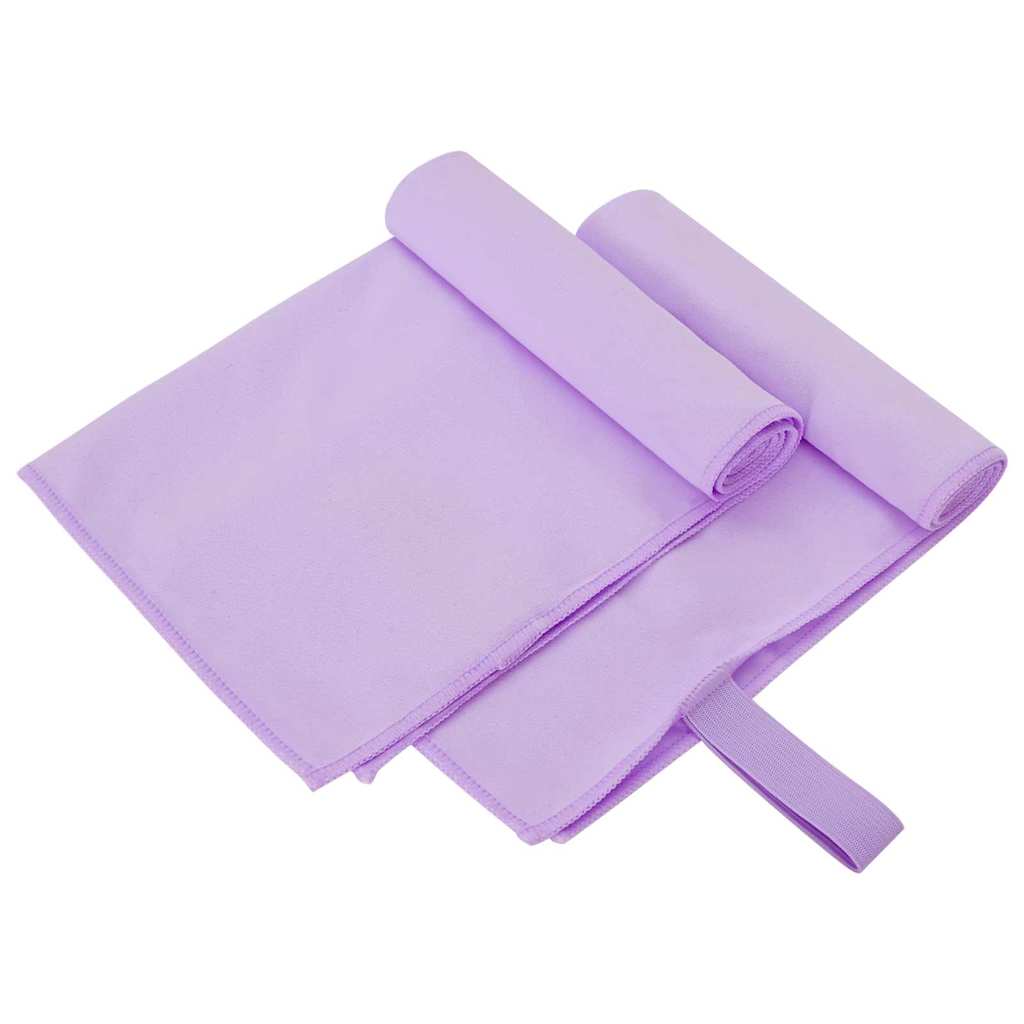 Toallas Deportivas 2 pcs Azul 100 x 50 cm Poliéster y Poliamida