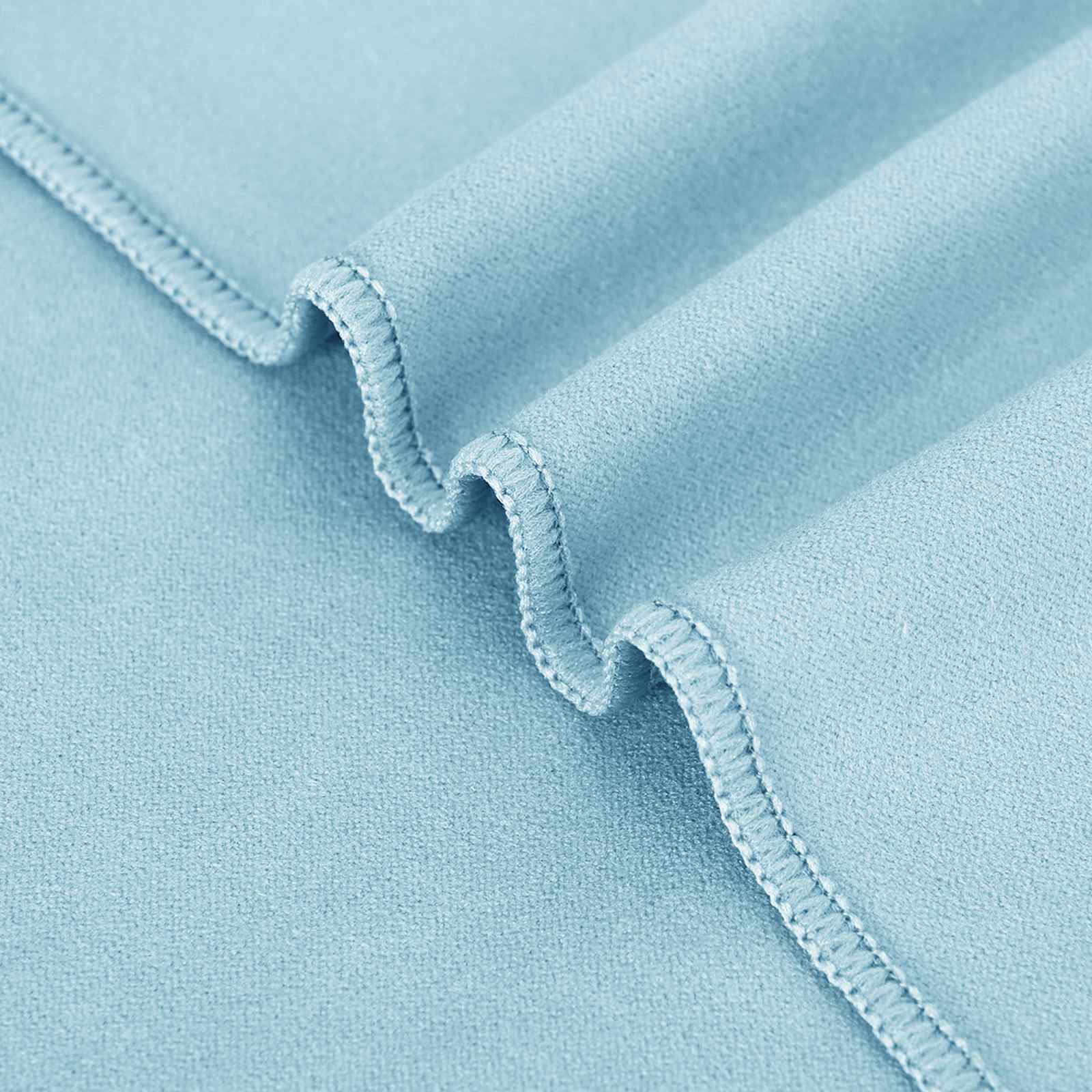 Toallas para Sillas de Exterior 2 pcs Azul 130 x 60 cm