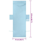 Toallas de Reposera 2 pcs Azul 210 x 75 cm