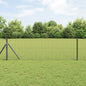 Poste de Valla 12 pcs Gris 100 cm