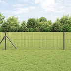 Poste de Valla 12 pcs Gris 100 cm