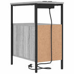 Armario de Noche con cajón 2 pcs Gris Sonoma 30 x 48 x 61 cm