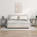Armario de Noche con cajón 2 pcs Gris Sonoma 42 x 41 x 56 cm