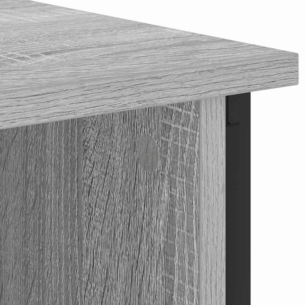 Armario de Noche 2 pcs Gris Sonoma 38 x 31 x 61 cm