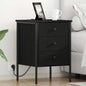 Armario de Noche con cajón 2 pcs Gris Sonoma 42 x 41 x 61 cm
