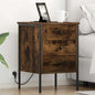 Armario de Noche con cajón 2 pcs Gris Sonoma 42 x 41 x 61 cm
