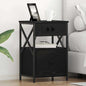 Armario de Noche con cajón 2 pcs Gris Sonoma 40 x 31 x 60 cm