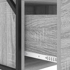 Armario de Noche con cajón 2 pcs Gris Sonoma 40 x 31 x 60 cm
