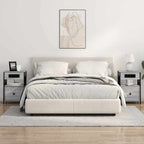Armario de Noche con cajón 2 pcs Gris Sonoma 40 x 31 x 60 cm