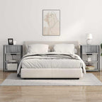 Armario de Noche Gris Sonoma 55 x 31 x 76 cm