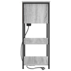 Armario de Noche Gris Sonoma 55 x 31 x 76 cm