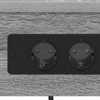 Armario de Noche 2 pcs Gris Sonoma 41 x 31 x 51 cm
