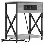 Armario de Noche 2 pcs Gris Sonoma 41 x 31 x 51 cm
