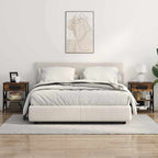 Armario de Noche 2 pcs Roble ahumado 41 x 31 x 51 cm