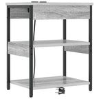 Armario de Noche 2 pcs Gris Sonoma 41 x 31 x 51 cm