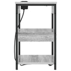 Armario de Noche 2 pcs Gris Sonoma 41 x 31 x 51 cm