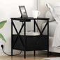 Armario de Noche 2 pcs Gris Sonoma 41,5 x 40,5 x 55 cm