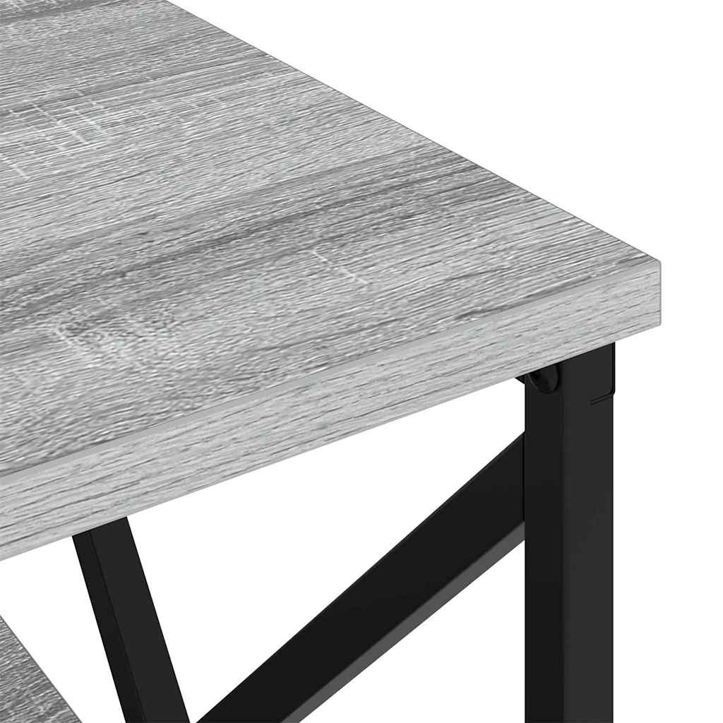 Armario de Noche 2 pcs Gris Sonoma 41,5 x 40,5 x 55 cm