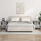 Armario de Noche 2 pcs Gris Sonoma 41,5 x 40,5 x 55 cm