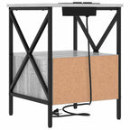 Armario de Noche 2 pcs Gris Sonoma 41,5 x 40,5 x 55 cm