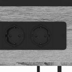 Armario de Noche Gris Sonoma 40 x 27 x 76 cm