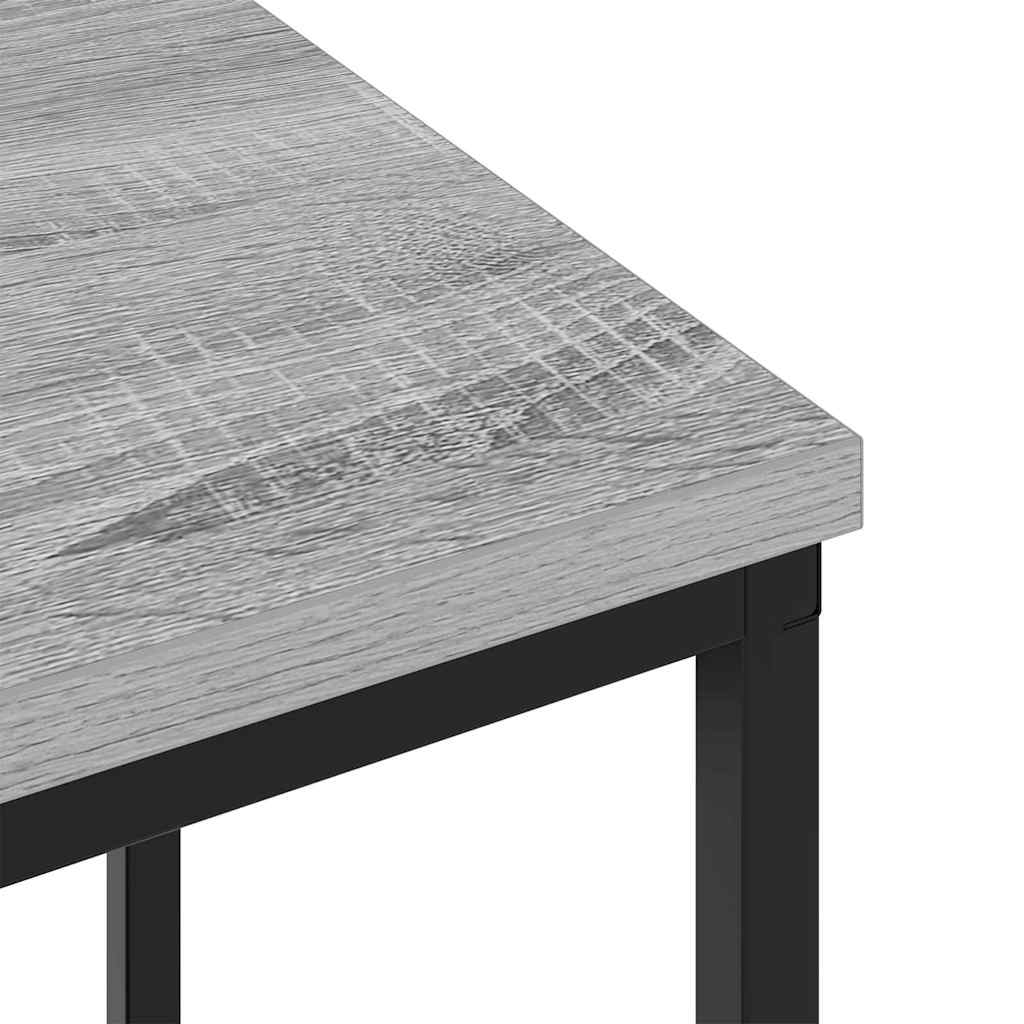 Armario de Noche 2 pcs Gris Sonoma 38 x 30 x 48 cm