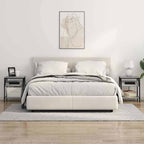 Armario de Noche 2 pcs Gris Sonoma 38 x 30 x 48 cm