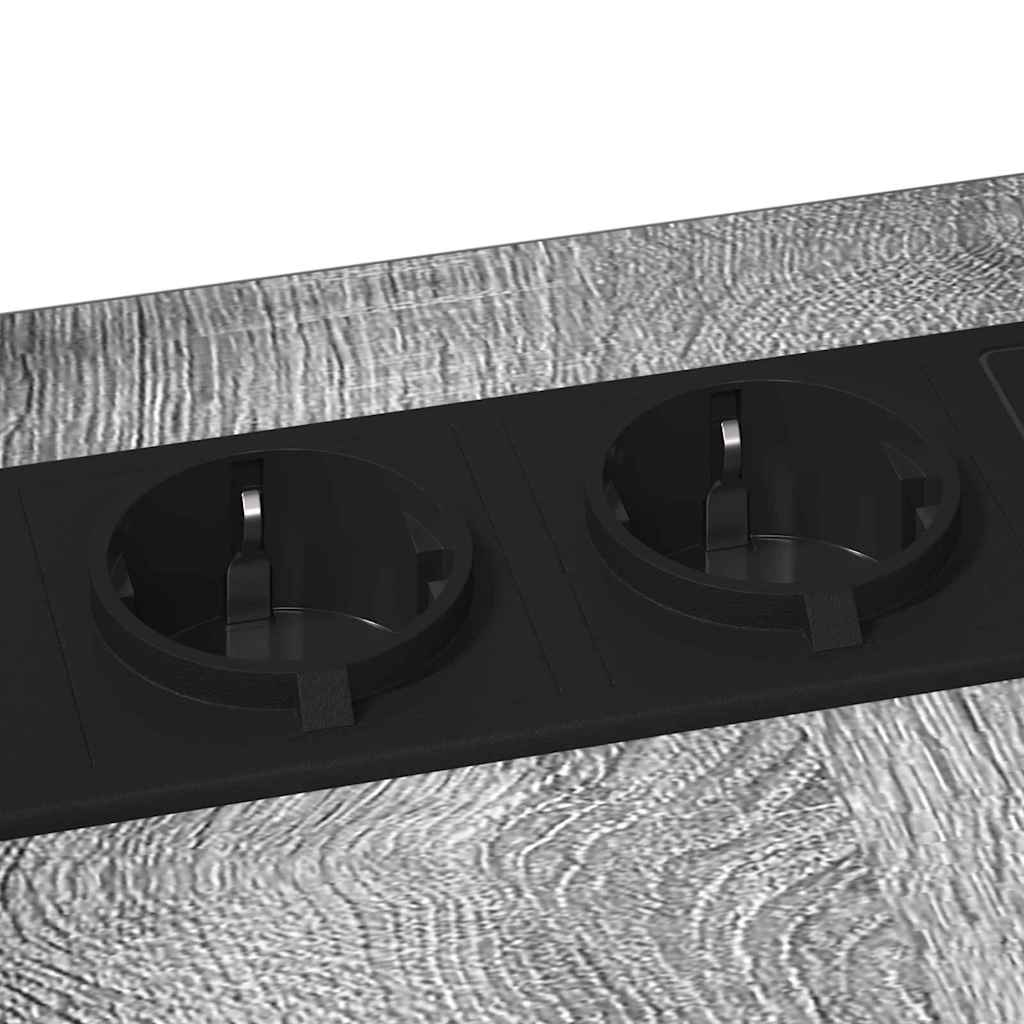 Armario de Noche Gris Sonoma 41,5 x 26 x 60,5 cm