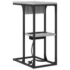 Armario de Noche Gris Sonoma 41,5 x 26 x 60,5 cm