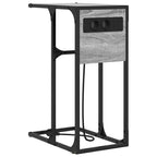 Armario de Noche Gris Sonoma 41,5 x 26 x 60,5 cm