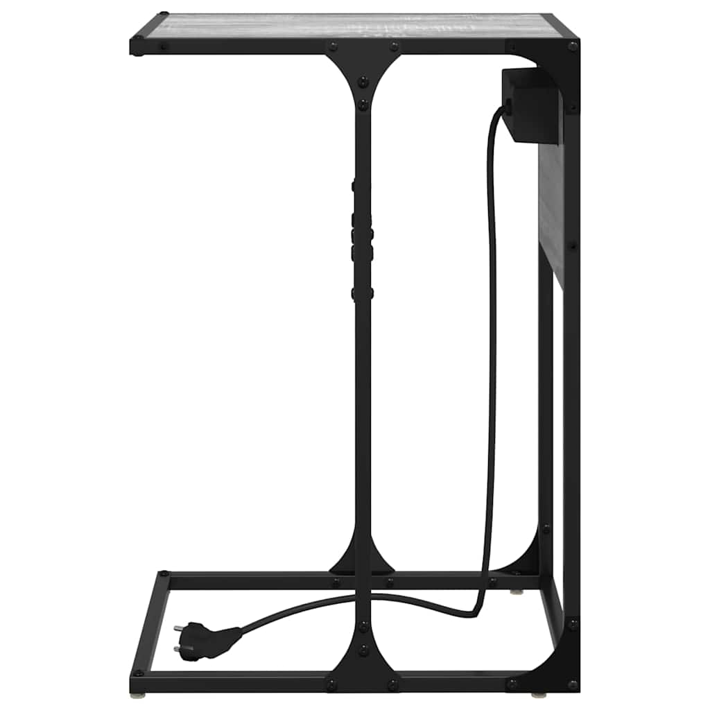 Armario de Noche Gris Sonoma 41,5 x 26 x 60,5 cm