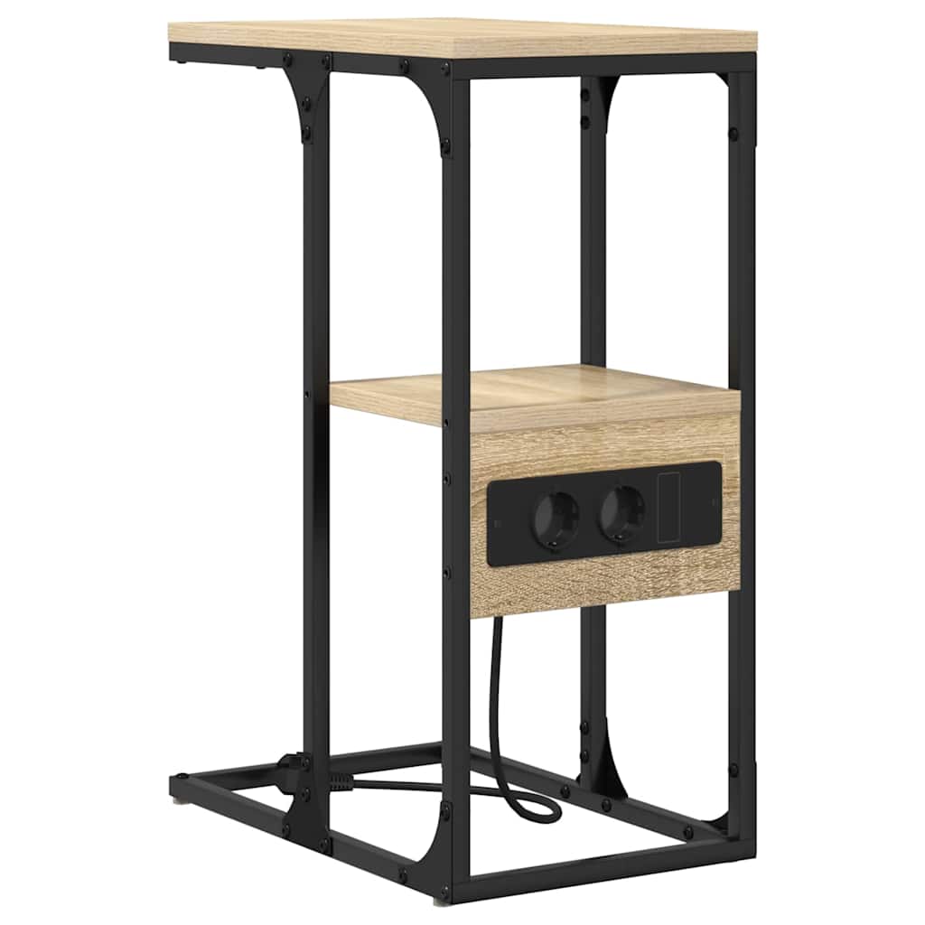 Armario de Noche con cajón Roble Sonoma 41.5 x 26 x 60.5 cm