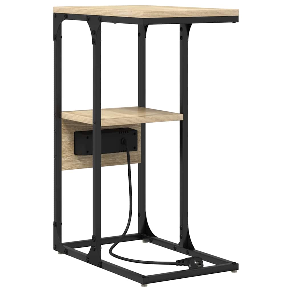 Armario de Noche con cajón Roble Sonoma 41.5 x 26 x 60.5 cm
