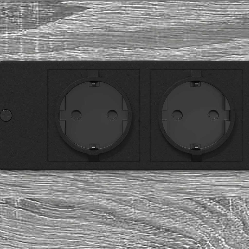 Armario de Noche con cajón Gris sonoma 41.5 x 26 x 60.5 cm