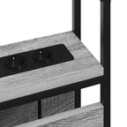 Cabecera de almacenamiento Gris sonoma Madera contrachapada