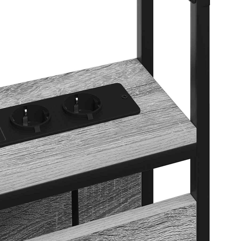 Cabecera de almacenamiento Gris sonoma Madera contrachapada