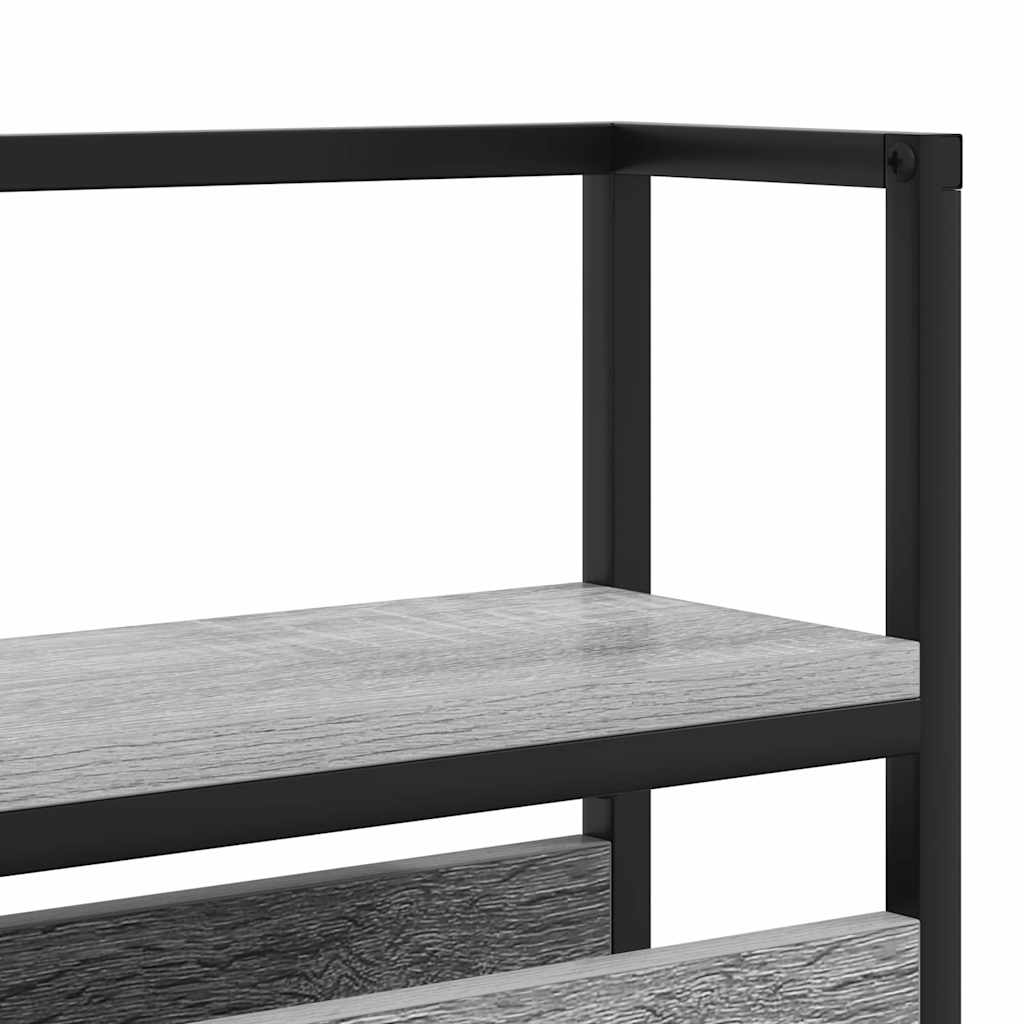 Cabecera de almacenamiento Gris sonoma Madera contrachapada